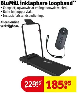 Kruidvat BluMill inklapbare loopband aanbieding