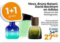 Trekpleister Mexx, Bruno Banani, David Beckham en Adidas aanbieding