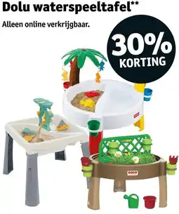 Kruidvat Dolu waterspeeltafel aanbieding