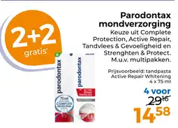Trekpleister Parodontax mondverzorging aanbieding