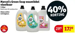 Kruidvat Marcel's Green Soap wasmiddel vloeibaar aanbieding