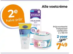 Trekpleister Alle voetcrème aanbieding