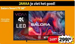 Kruidvat Salora Smart TV 50 aanbieding