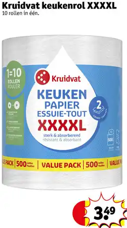 Kruidvat Kruidvat keukenrol XXXXL aanbieding