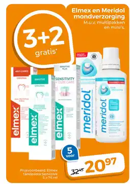 Trekpleister Elmex en Meridol mondverzorging aanbieding