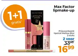 Trekpleister Max Factor lipmake-up aanbieding