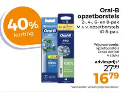 Trekpleister Oral-B opzetborstels aanbieding
