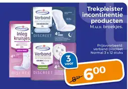 Trekpleister Trekpleister incontinentie producten aanbieding