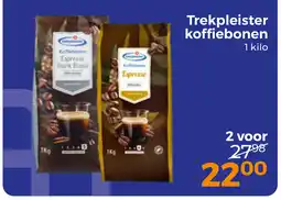 Trekpleister Trekpleister koffiebonen aanbieding