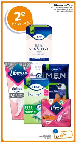 Trekpleister Libresse en Tena aanbieding