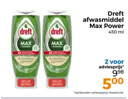 Trekpleister Dreft afwasmiddel Max Power aanbieding