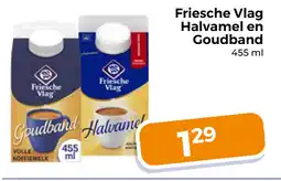 Trekpleister Friesche Vlag Halvamel en Goudband aanbieding