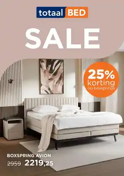 TotaalBED Boxspring Avion aanbieding
