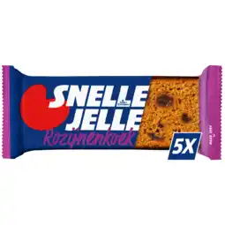 Dirk Snelle Jelle Ontbijtkoek rozijnen 5 stuks aanbieding