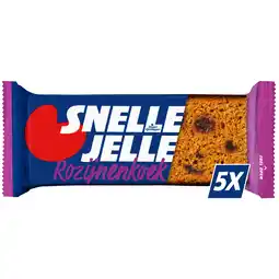 Dirk Snelle Jelle Ontbijtkoek rozijnen 5 stuks aanbieding