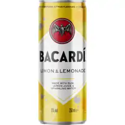 Dirk Bacardi Limon & lemonade aanbieding