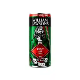Dirk William Lawsons Scotch whisky & cola aanbieding