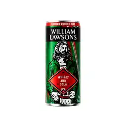 Dirk William Lawsons Scotch whisky & cola aanbieding