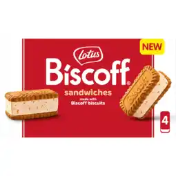 Dirk Lotus Biscoff sandwich 4 st aanbieding
