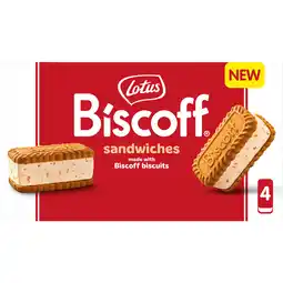 Dirk Lotus Biscoff sandwich 4 st aanbieding