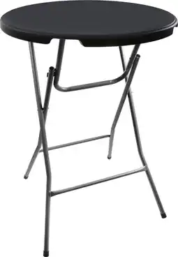 Dirk Statafel zwart blad 80cm h110c aanbieding