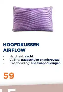 TotaalBED Hoofdkussen Airflow | traagschuim aanbieding