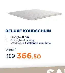 TotaalBED Topmatras Deluxe | koudschuim aanbieding
