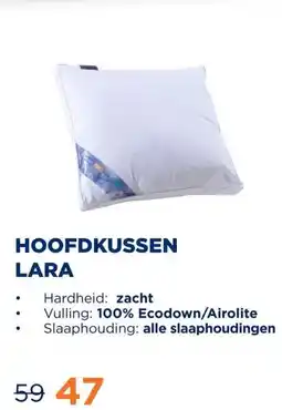 TotaalBED Hoofdkussen Lara ecodown/airolite aanbieding