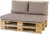 Bol.com Madison Rugkussen Lounge Panama Taupe - 60 x 40cm aanbieding