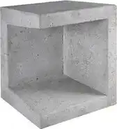 Bol.com U-element hoek grijs 40x40x50 cm aanbieding