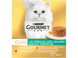 Hoogvliet Gourmet Gold Hartig Torentje kattenvoer vlees aanbieding