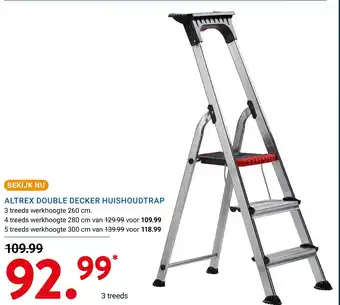 Altrex double decker huishoudtrap