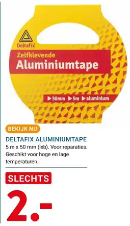 Kluswijs Deltafix aluminiumtape aanbieding