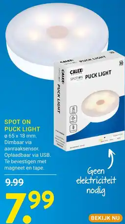 Kluswijs Spot on puck light aanbieding