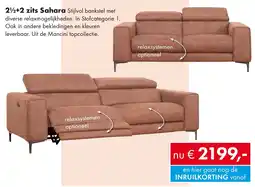 Woonsquare 2 1/2 +2 zits Sahara aanbieding