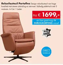 Woonsquare Relaxfauteuil Portofino aanbieding