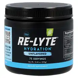 Holland & Barrett 2e product 50% korting | Re-Lyte Hydration Unflavored - 375g (75 porties) aanbieding