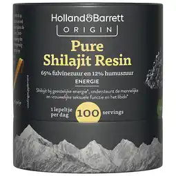 Holland & Barrett 2e product 50% korting | Holland & Barrett Origin Pure Shilajit Resin - 50g aanbieding