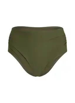 Hunkemoller Hunkemöller Hoog cheeky shaping bikinibroekje Luna Groen aanbieding