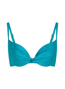 Hunkemoller Hunkemöller Bikinitop Aqua Groen aanbieding