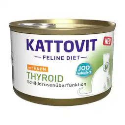 Zooplus Voordeelpakket: 24x 185g Kattovit Feline Diet Thyroid met kip nat kattenvoer aanbieding