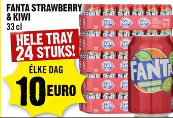 Dirck 3 Fanta Strawberry & Kiwi 33cl aanbieding