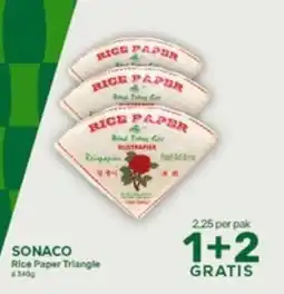 Amazing Oriëntal Sonaco rice paper triangle aanbieding