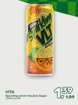 Amazing Oriëntal Vita Sparkling Lemon Tea Zero Sugar aanbieding