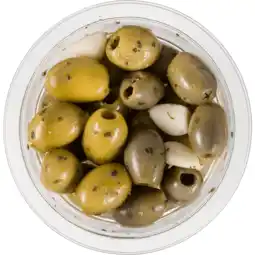 Dekamarkt DekaVers Olijven knoflook groen aanbieding