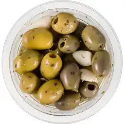 Dekamarkt DekaVers Olijven knoflook groen aanbieding