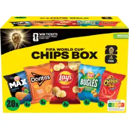 Dekamarkt Lay's Chips world cup box multipack aanbieding