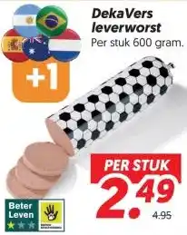 Dekamarkt Deka Vers leverworst aanbieding