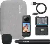 Bol.com Insta360 X3 Advanced combo - 360 actioncam - Complete bundel met 64Gb MicroSD, selfiestick, carry ca aanbieding