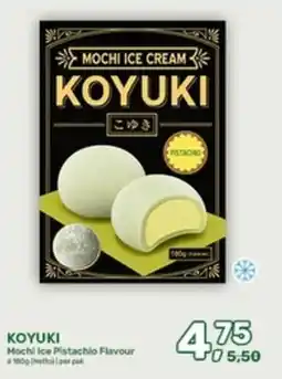 Amazing Oriëntal Koyuki mochi ice pistachio flavour aanbieding